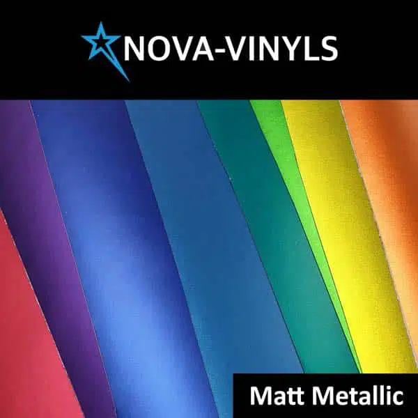 Nova-Vinyl matt metallic stickerfolie